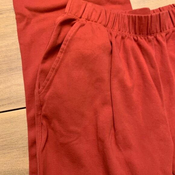 Lands' End Sport Knit Straight Leg Pant size XSmall orange - Picture 7 of 14